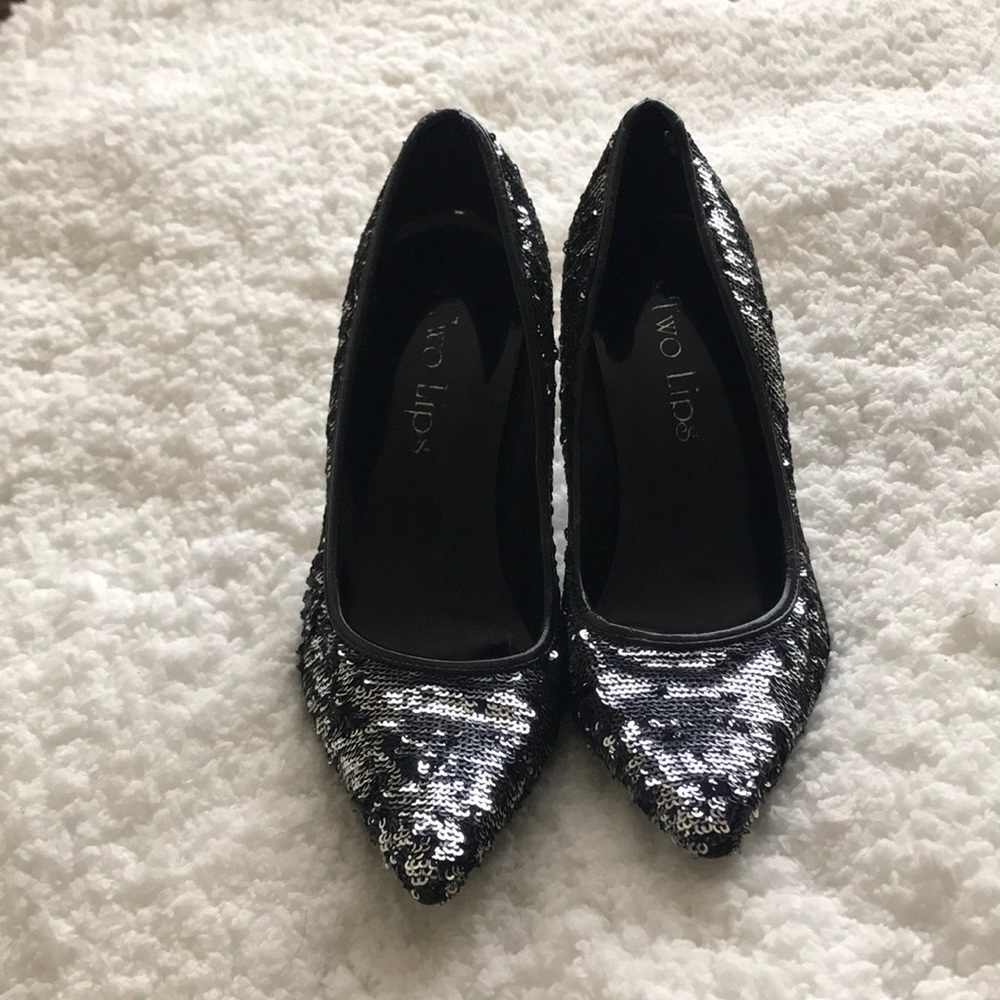 Sparkly high heels